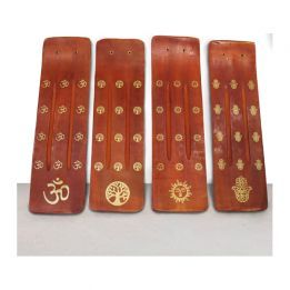 Incensario TABLA madera-4 diseños